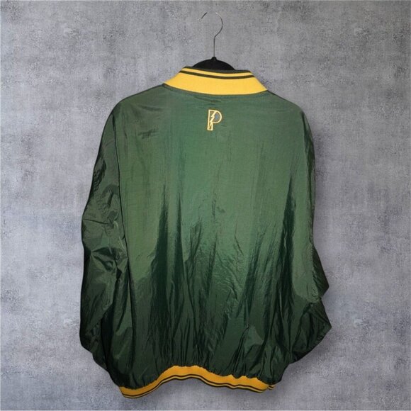 Vintage Green Bay Packers Pro Layer Windbreaker Jacket XXG Korea NFL Half Zip - Picture 5 of 11